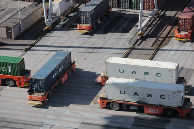 logistics trucks